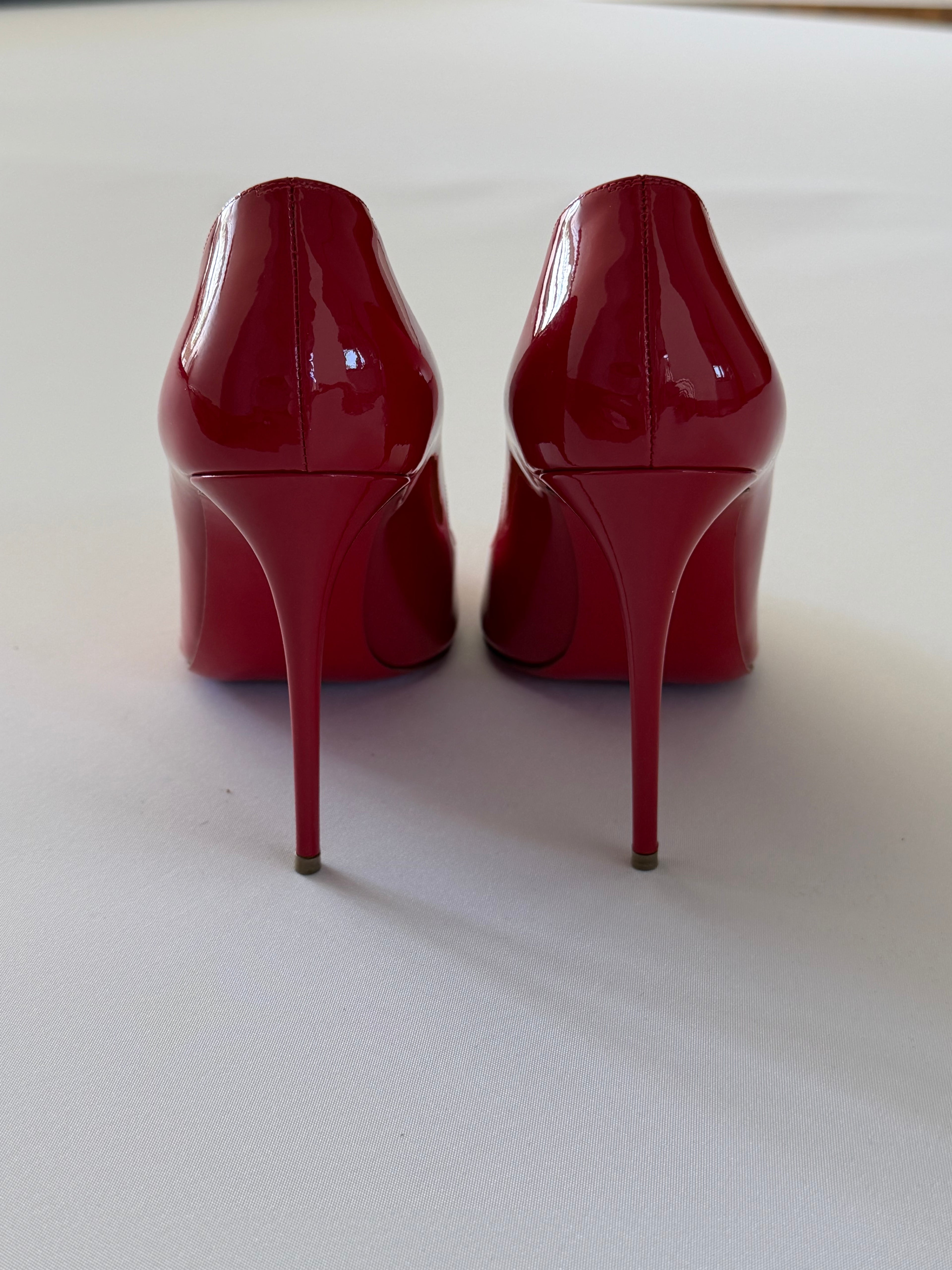Christian Louboutin Red Patent Leather So Kate Pumps 120mm Size 38.5